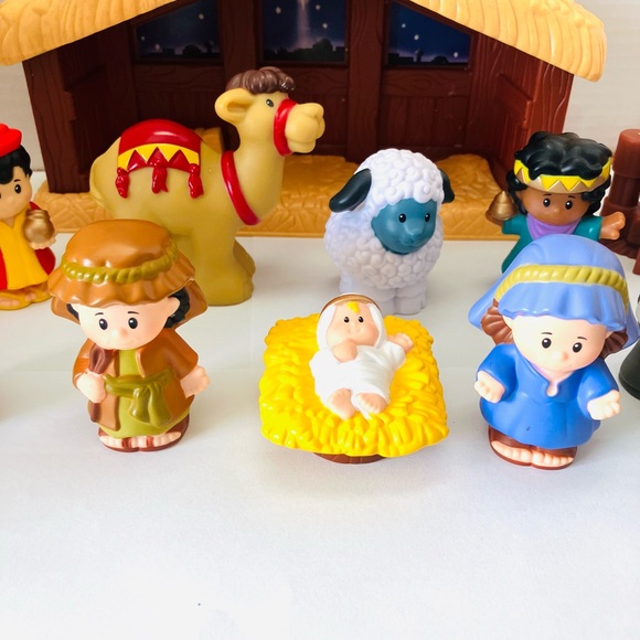 Fisher Price Little People 2002 Nativity Set With 11 Figures No Tree Or Carriage - Picture 5 of 10